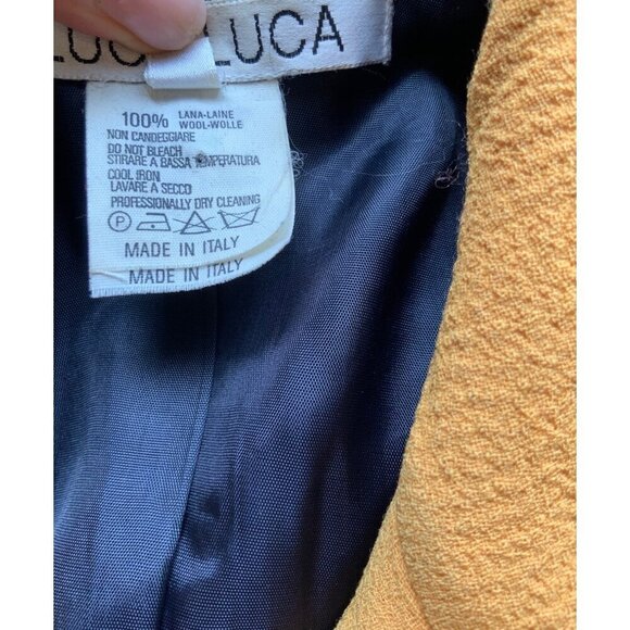 Luca Luca vintage womens jacket made in Italy 34 chest 24 long - Picture 9 of 9